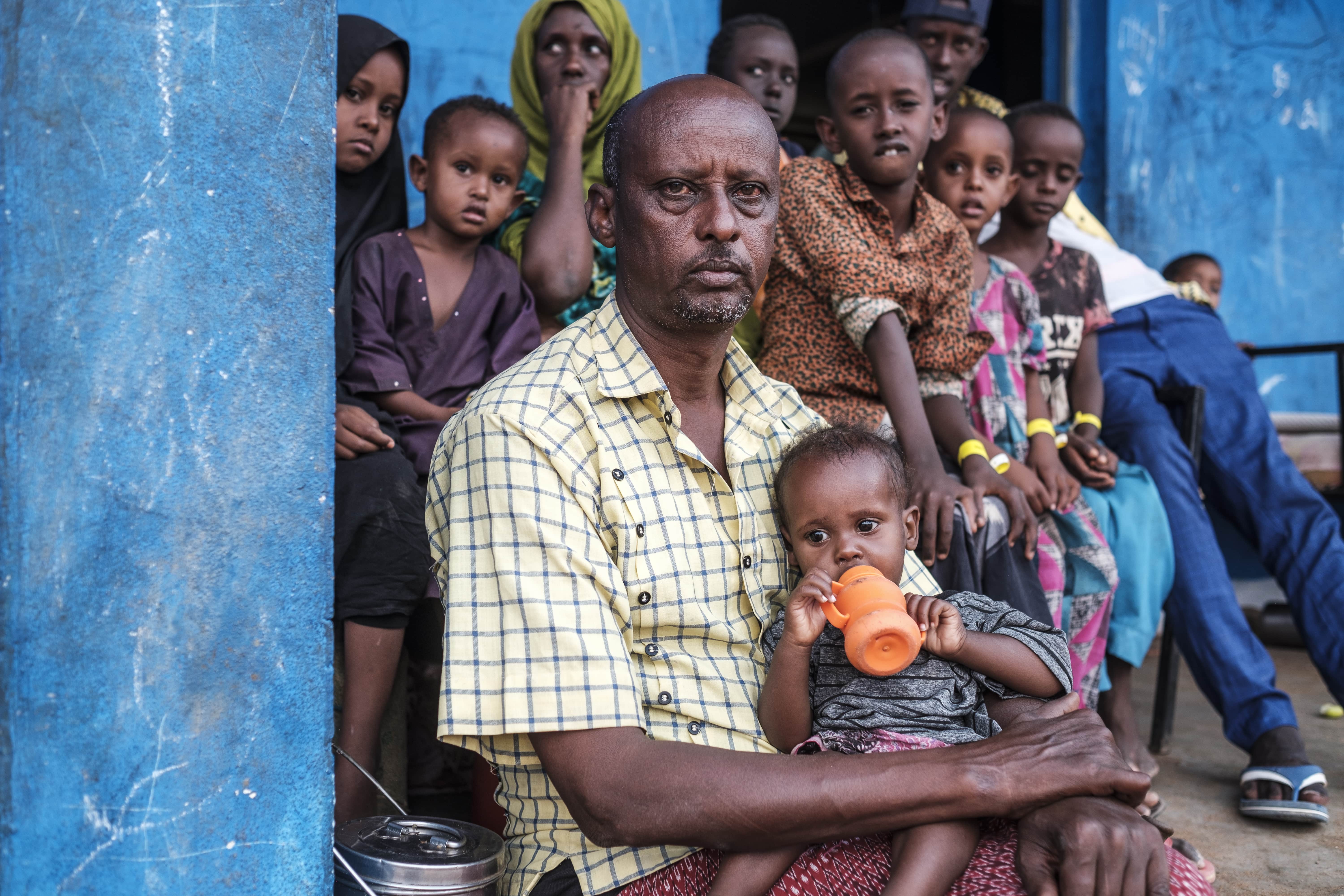 Shalle Hassan Abdirahman, a 53-year-old Somali refugee, was forced to flee his home with his family because of  worsening drought and violence from armed extremist group Al-Shabab.