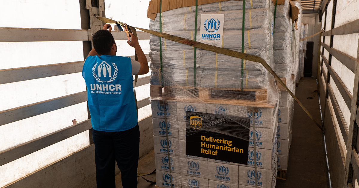 UNHCR is providing vulnerable families with essential items this winter