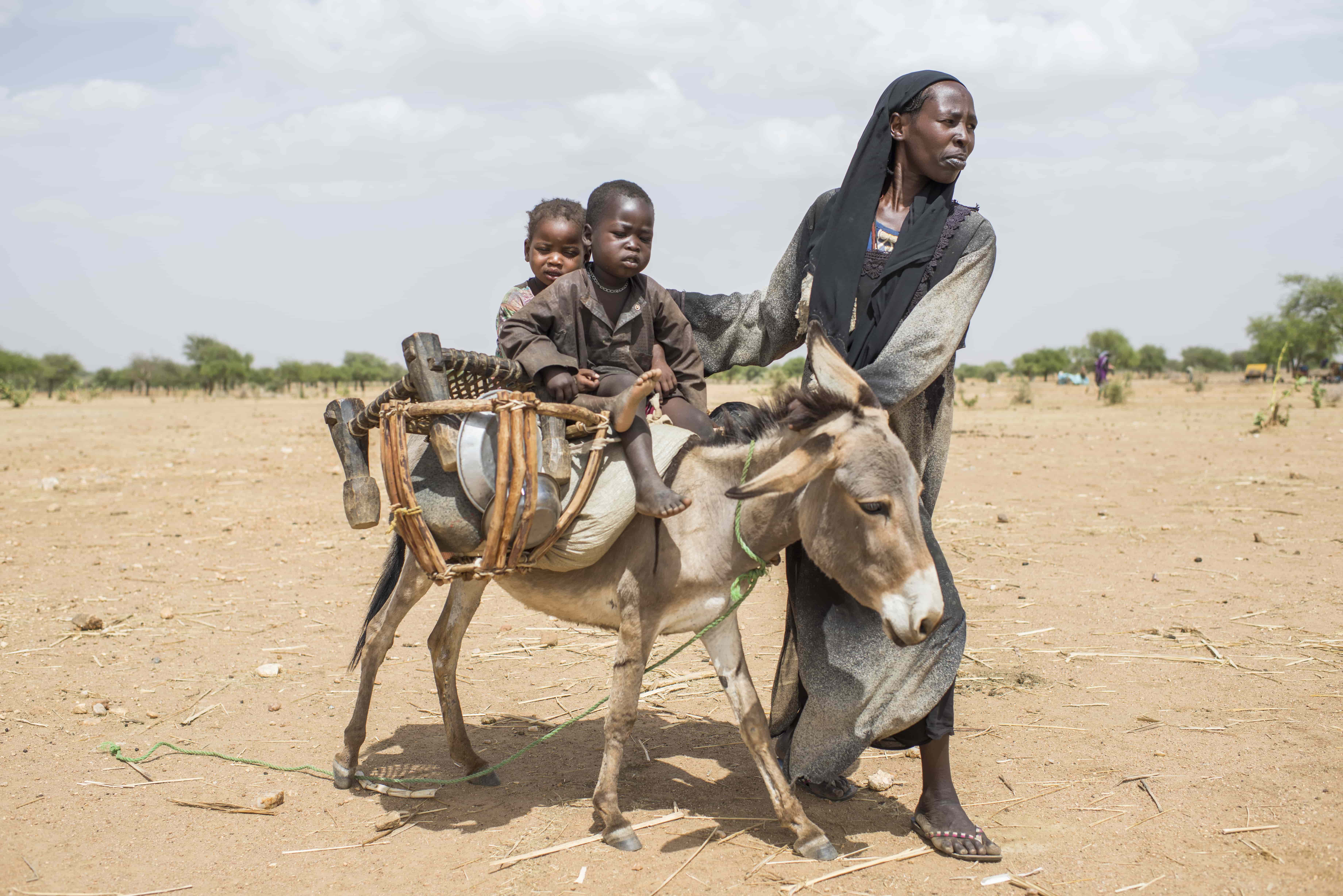 Ashta, 32, fled Tindelti, in the Darfur region of Sudan with her husband and six children