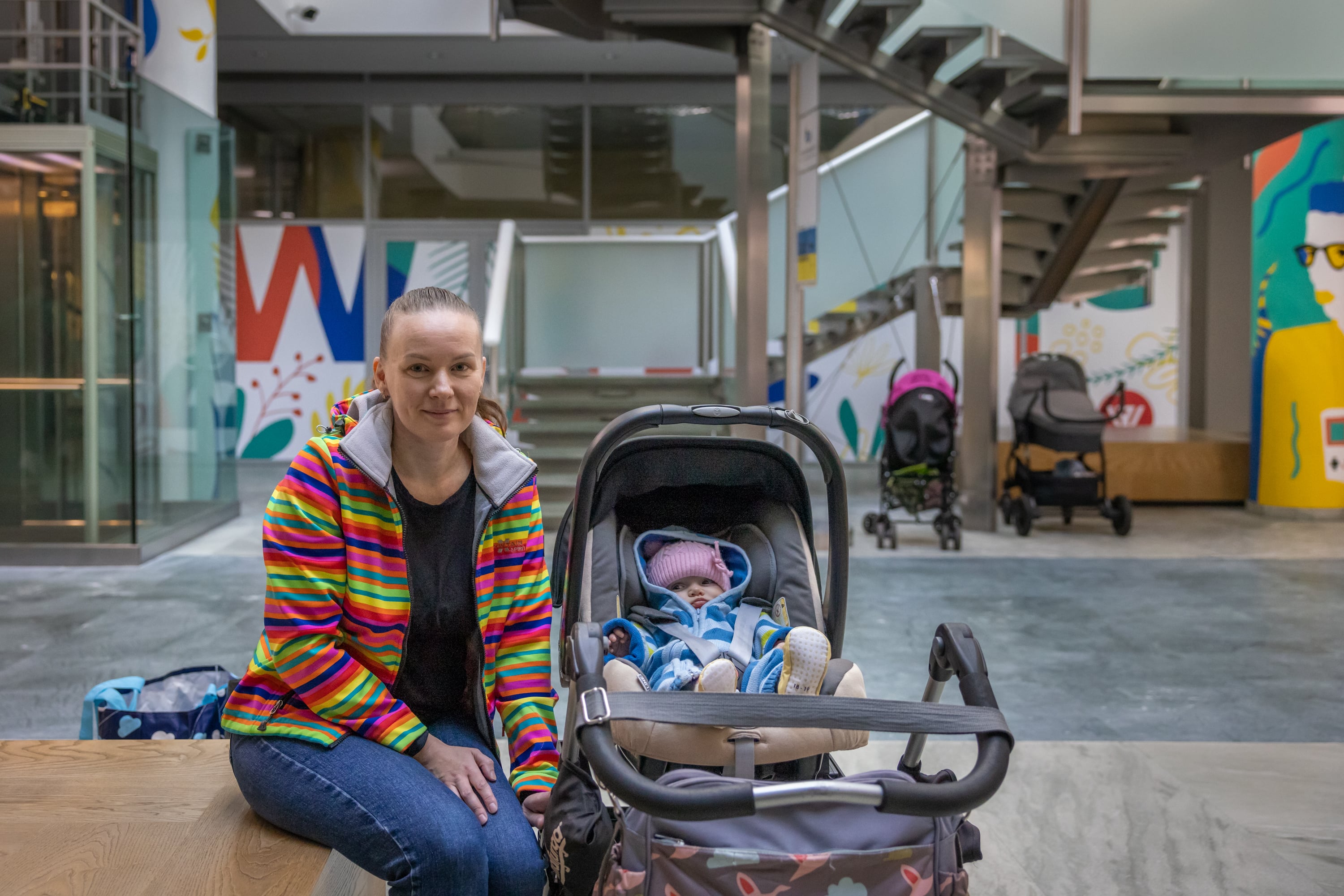 Poland. Ukranian Refugees In Poland Receive Winter Support