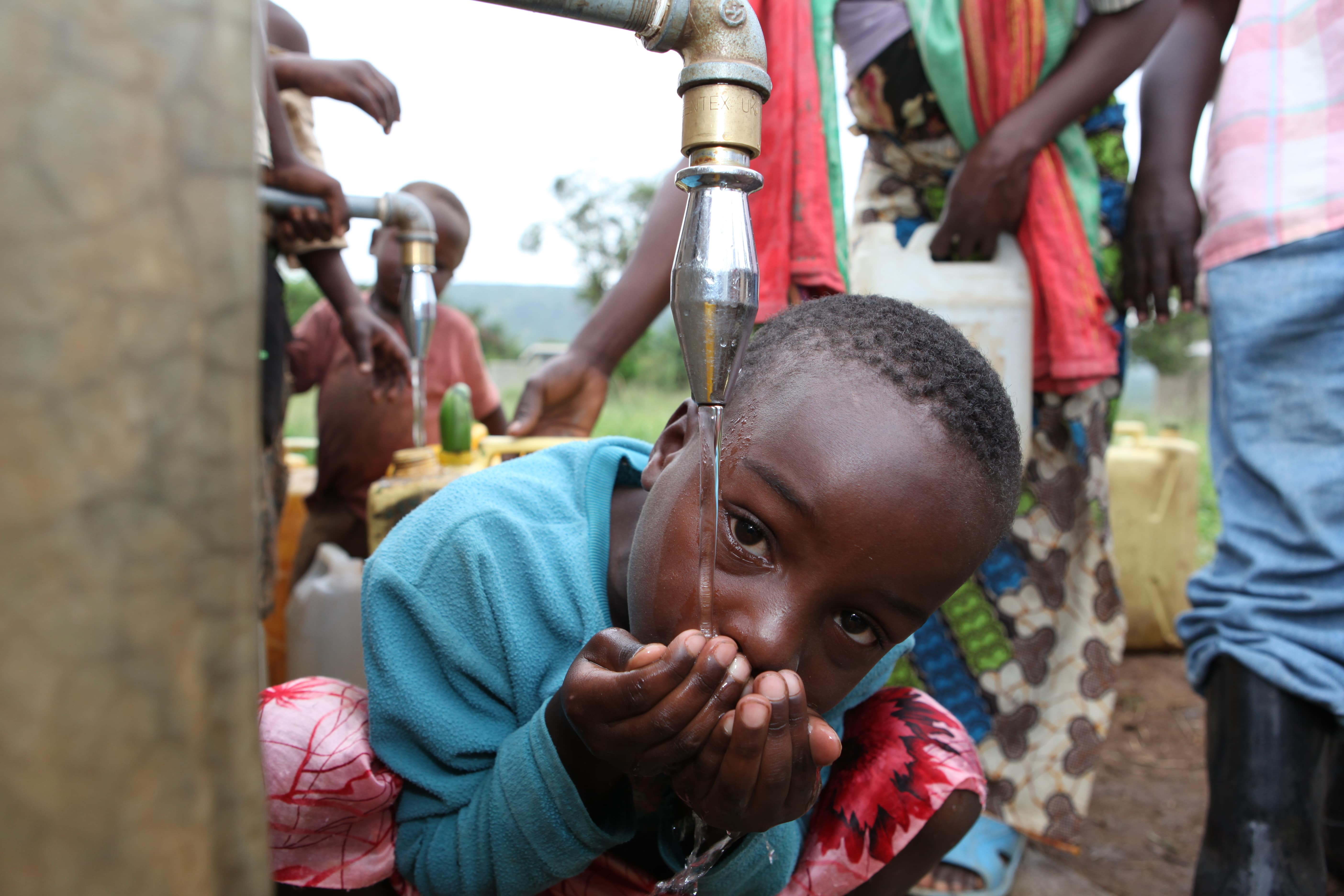 Uganda. Clean Water At Nakivale Refugee Camp In Isingiro District In Southwest Uganda Min