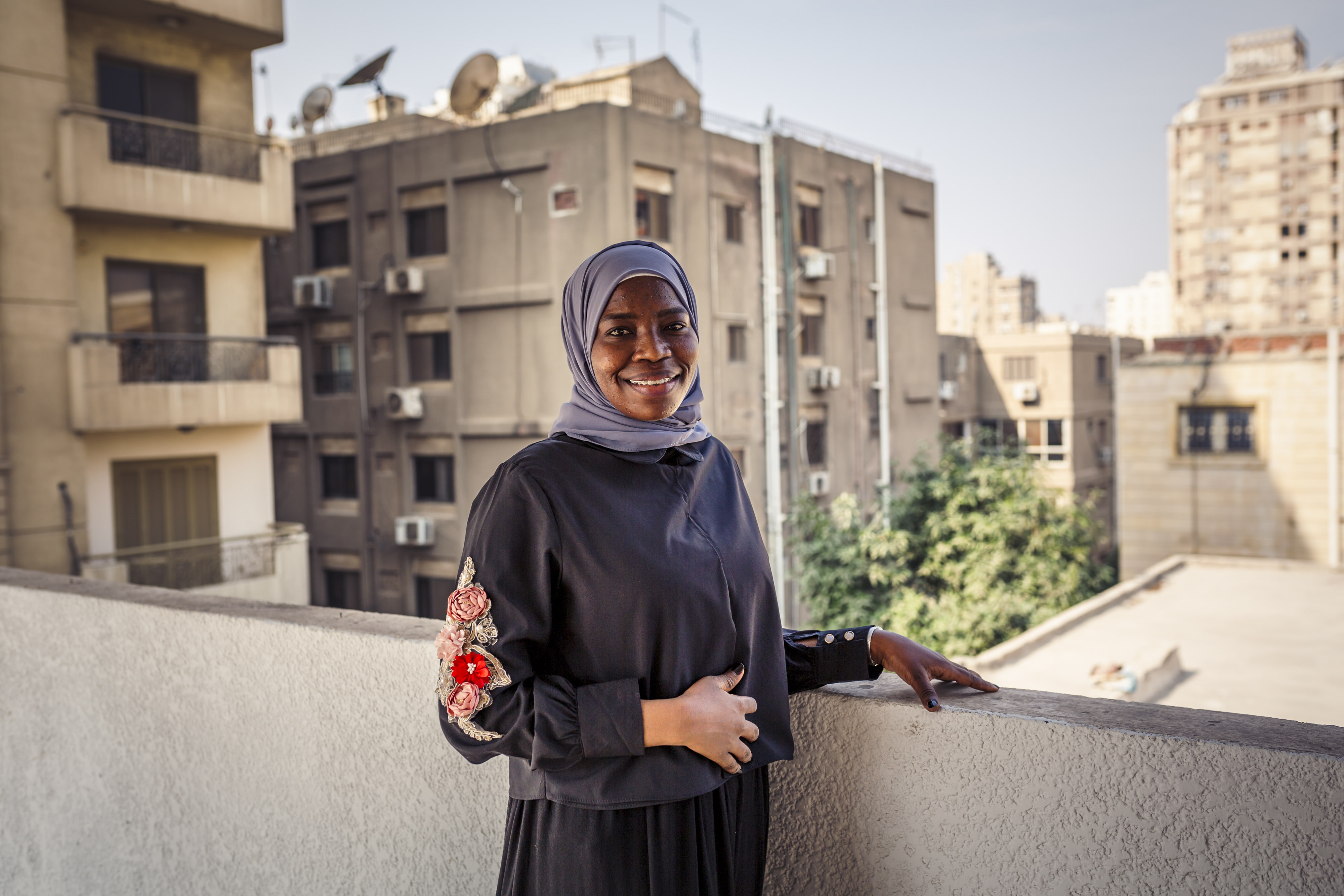 Najwa, 25 (born in 1996), from Sudan, BA graduate of Biochemistry from Cairo University, thanks to a DAFI scholarship. Now a trainee at a general hospital and works as a lab technician. Najwa and her family came to Egypt in 2000.