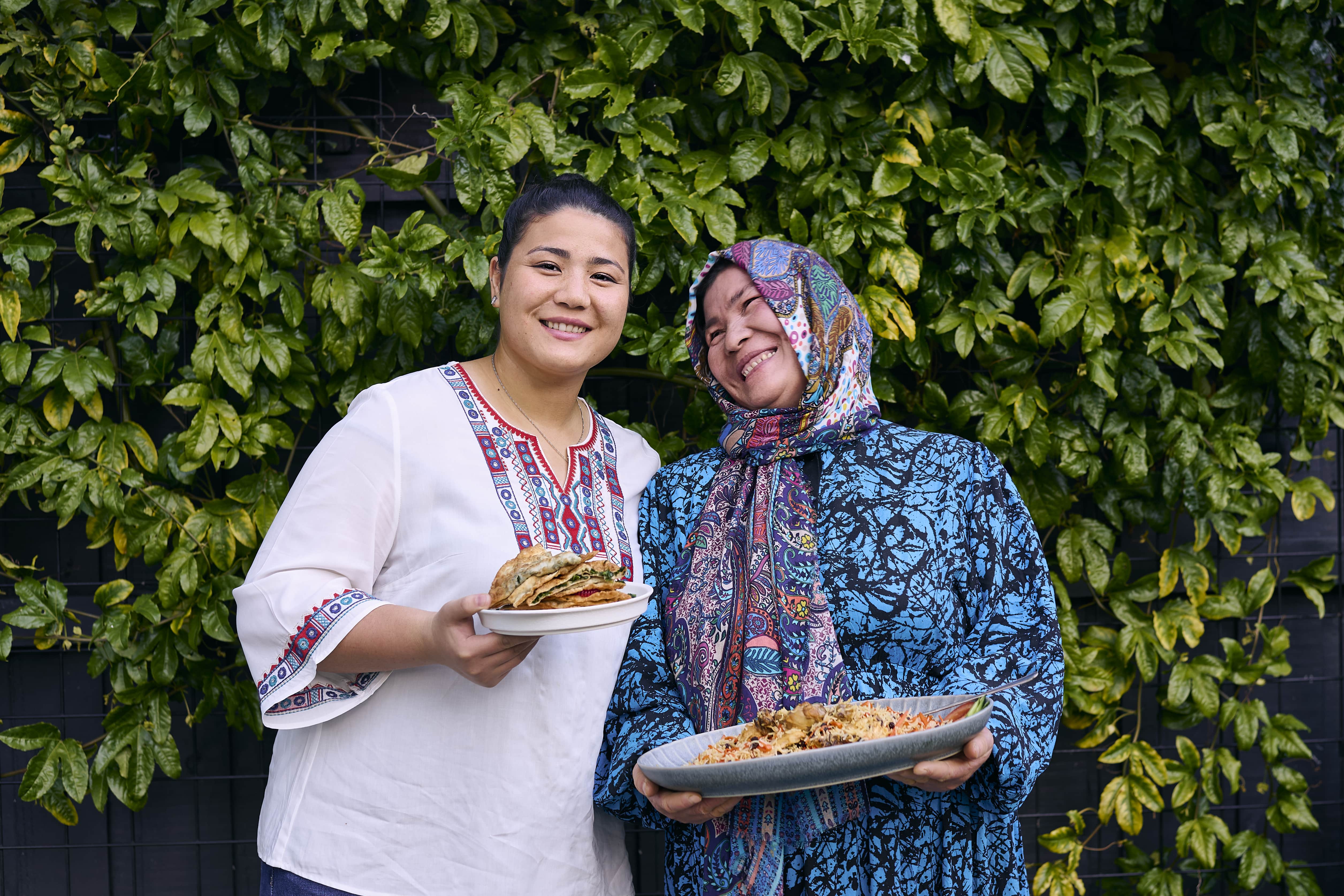 Fatima and her mother Khadija