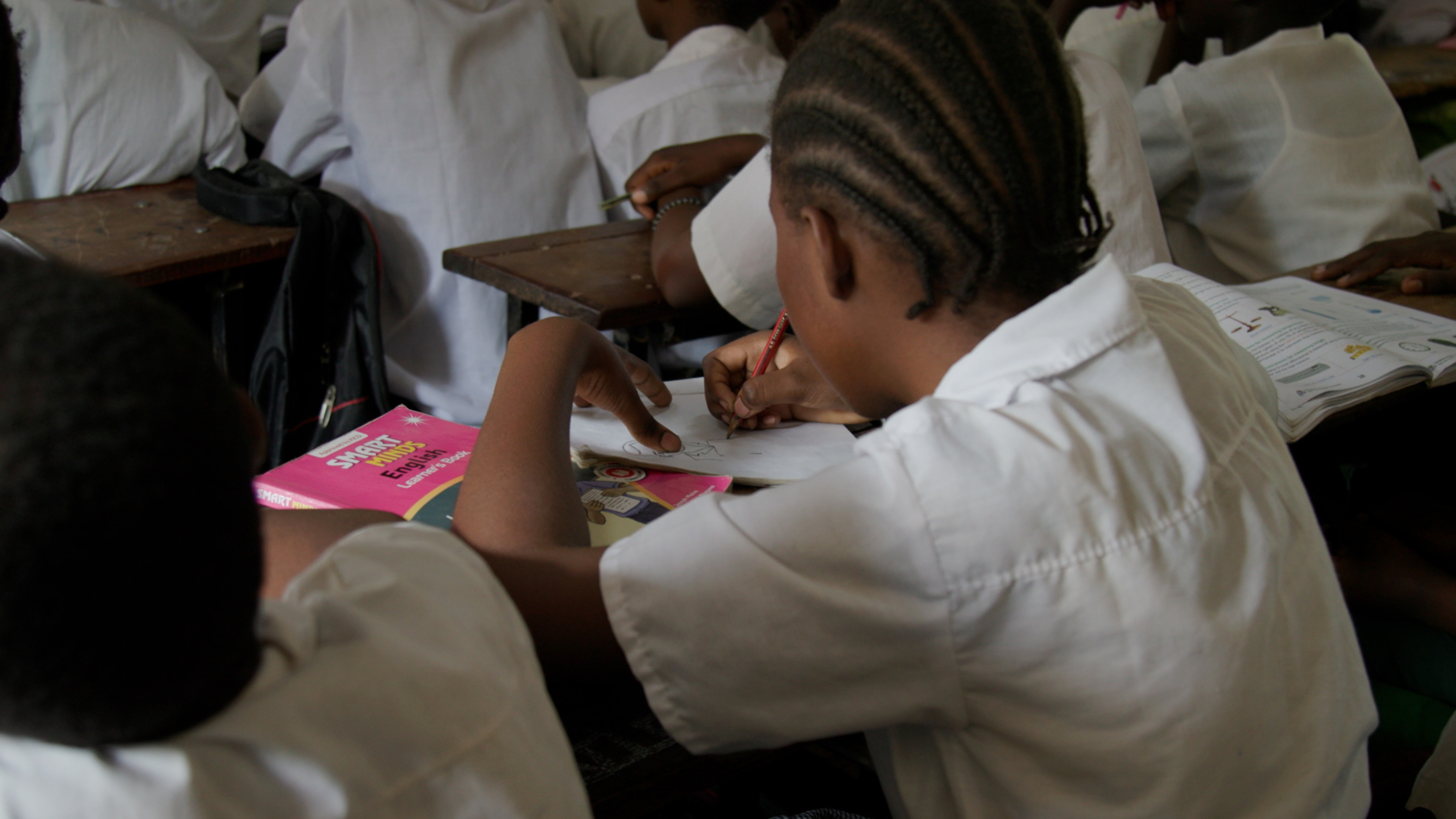 School children in Kakuma Refugee camp Kenya