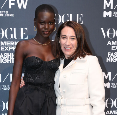 Adut akech and Kirstie Clements