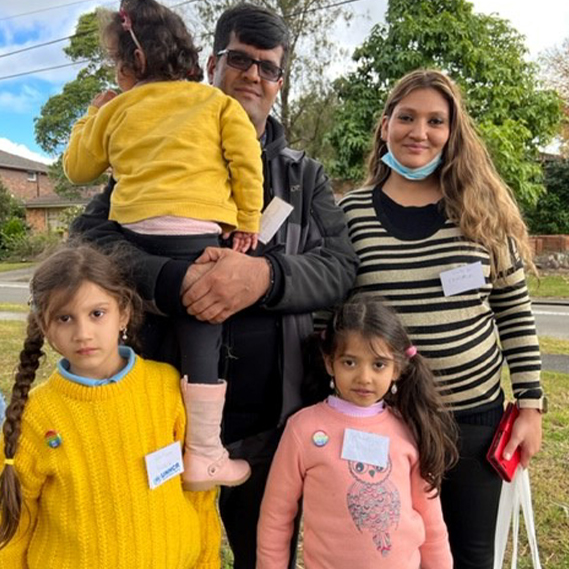 Extension World Refugee Day Walk Family