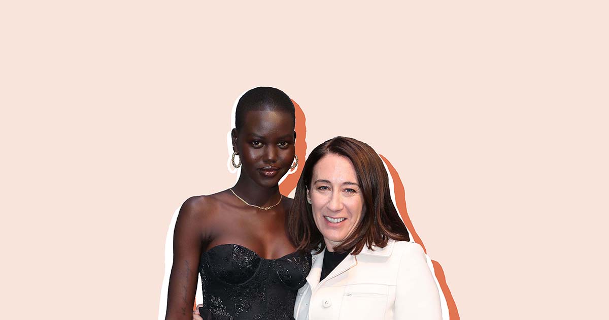 Refugee, supermodel and UNHCR High Profile Supporter Adut Akech and Vogue Australia Editor in Chief Edwina McCann