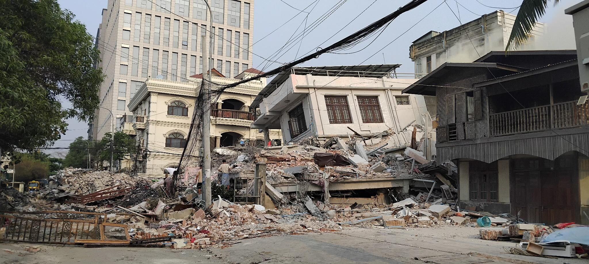 Myanmar earthquake disaster